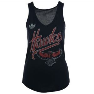 adidas Atlanta Hawks 🏀 NBA Flowy V-Neck Tank